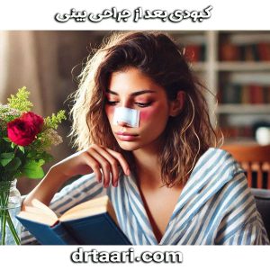 کبودی بعد از جراحی بینی از دکتر نیلوفر تاری بهترین جراح بینی زاهدان